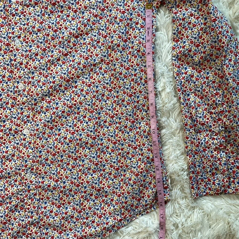 J. Crew Floral Print Button‎ Down Shirt